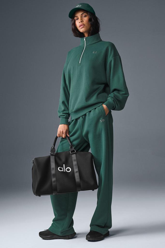 Alo Accolade 1/4 Zip Pullover - Winter Ivy - Hoodies - Compare