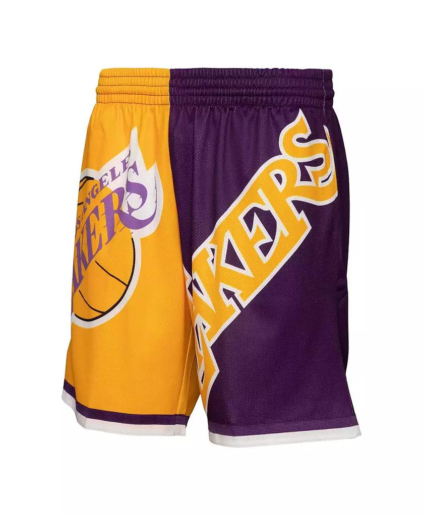 Mitchell & Ness Men's Gold Los Angeles Lakers Big Face 5.0 Fashion Shorts