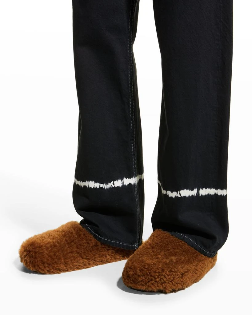 Marni Men's Fussbett Sabot Shearling Mules 2