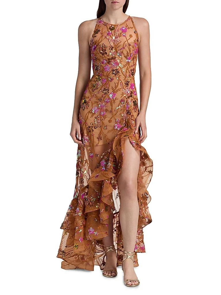 BRONX AND BANCO Sicilia Sequined Maxi Dress 3