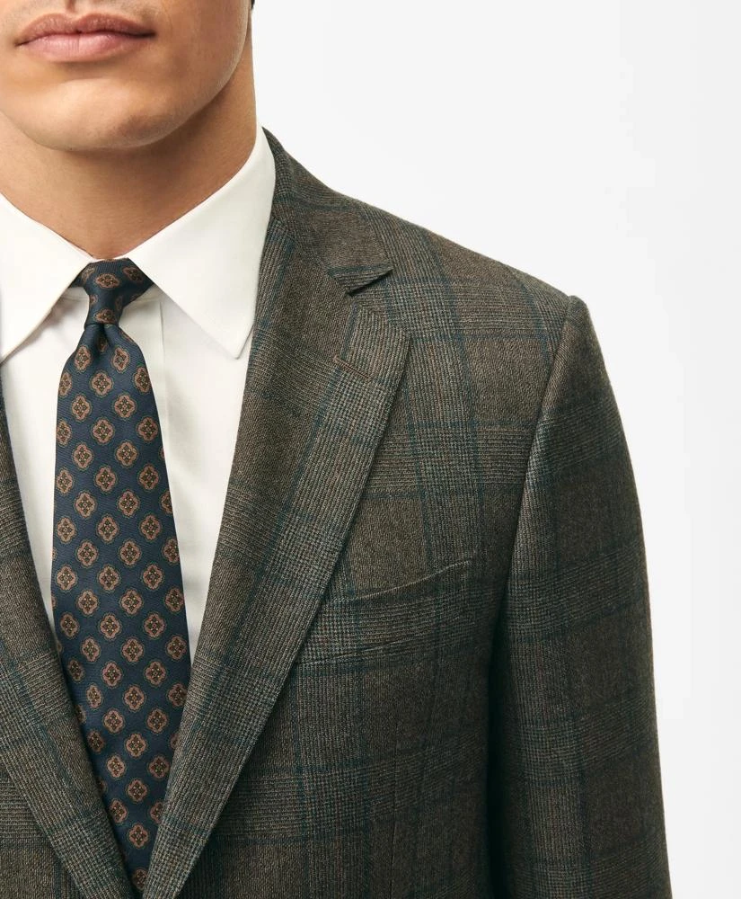 Brooks Brothers Slim Fit Wool Cashmere Checked 1818 Suit 2