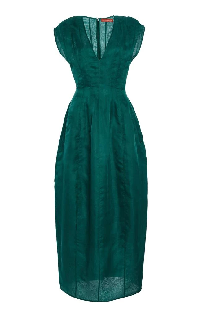 Altuzarra Altuzarra - Bichette Silk Maxi Dress - Green - FR 40 - Moda Operandi 1