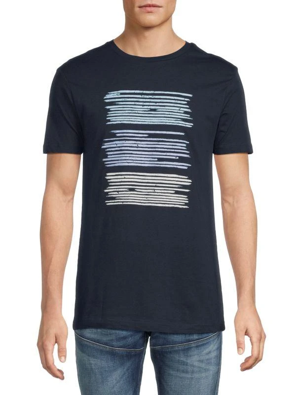 Vestige Distressed Lines Tee 1