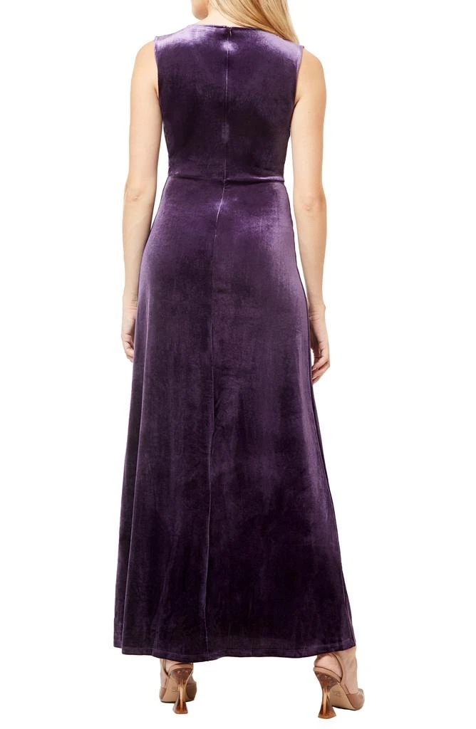 Love by Design Munich Velvet Twist Front Sleeveless Maxi Dress 2