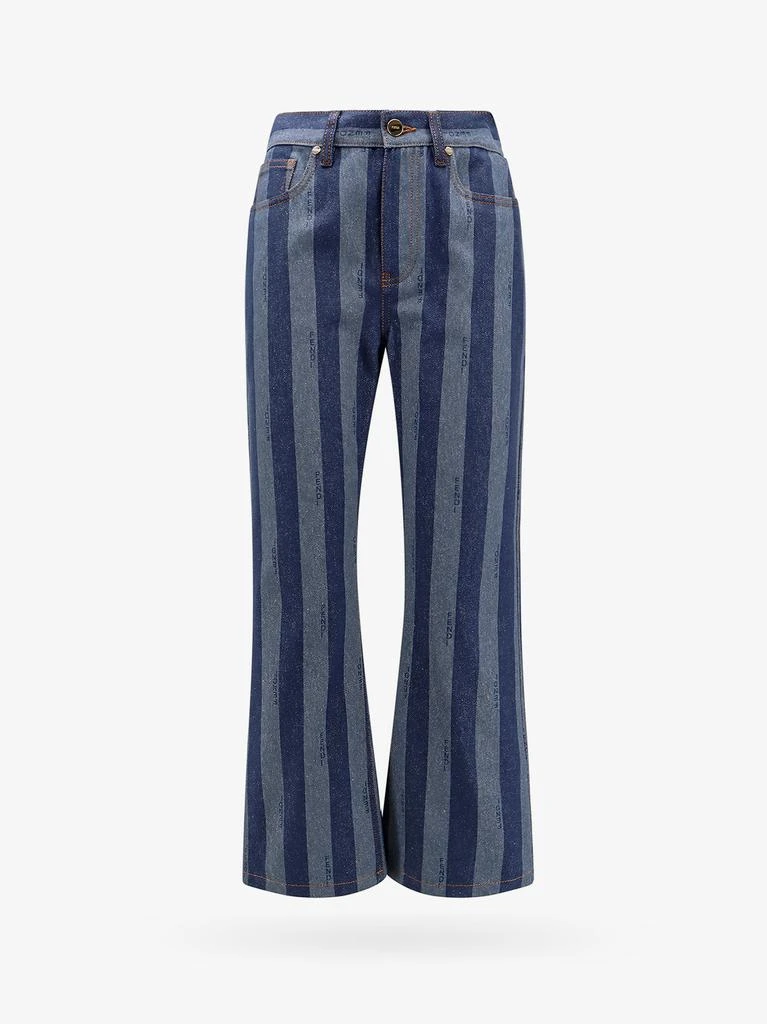 Fendi Cotton jeans with pequin stripes 1