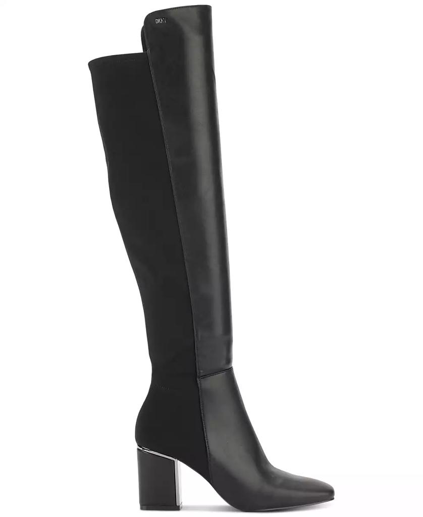 DKNY Women's Cilli Square-Toe Knee-High Dress Boots