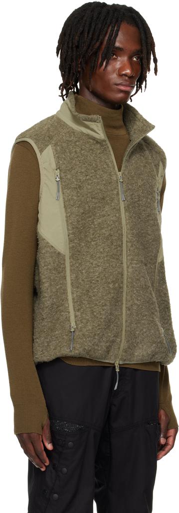 ROA Khaki Polar Fleece Vest