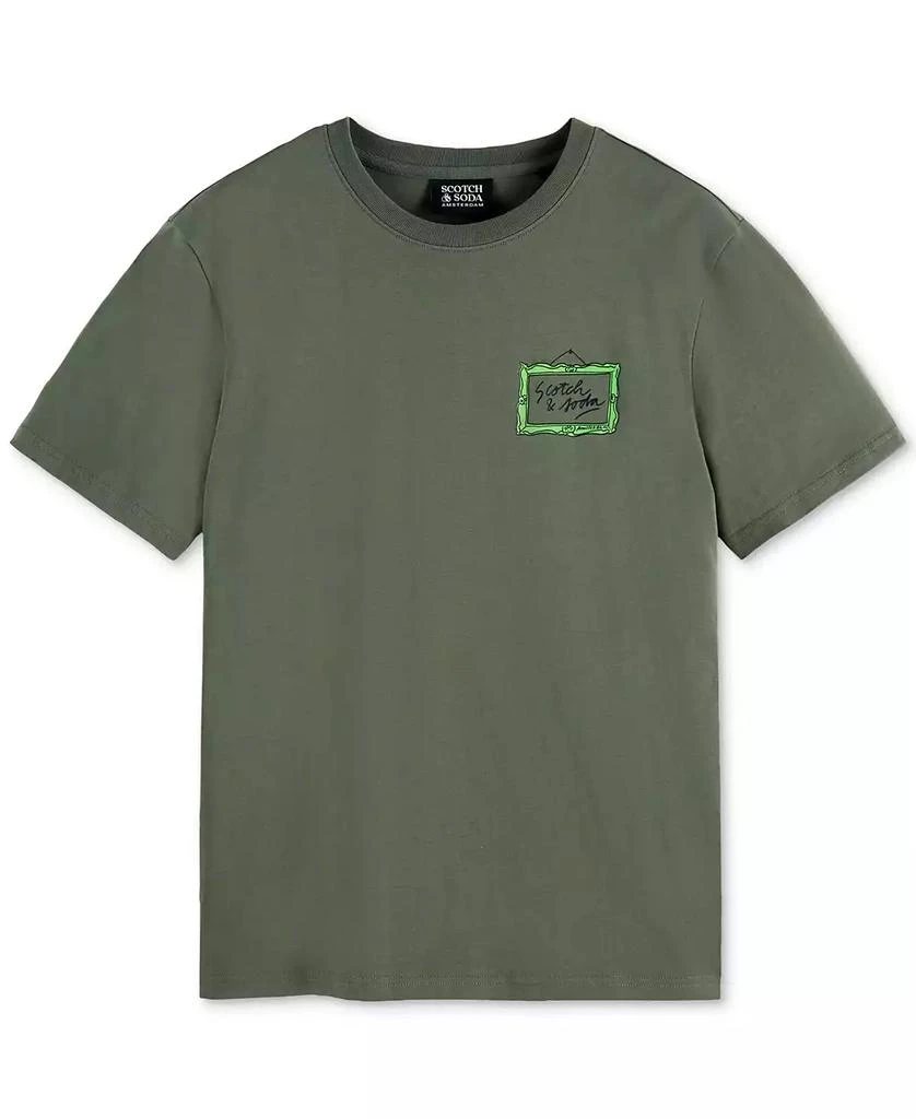 Scotch & Soda Men's Short Sleeve Screen Print Logo Graphic T-Shirt 6