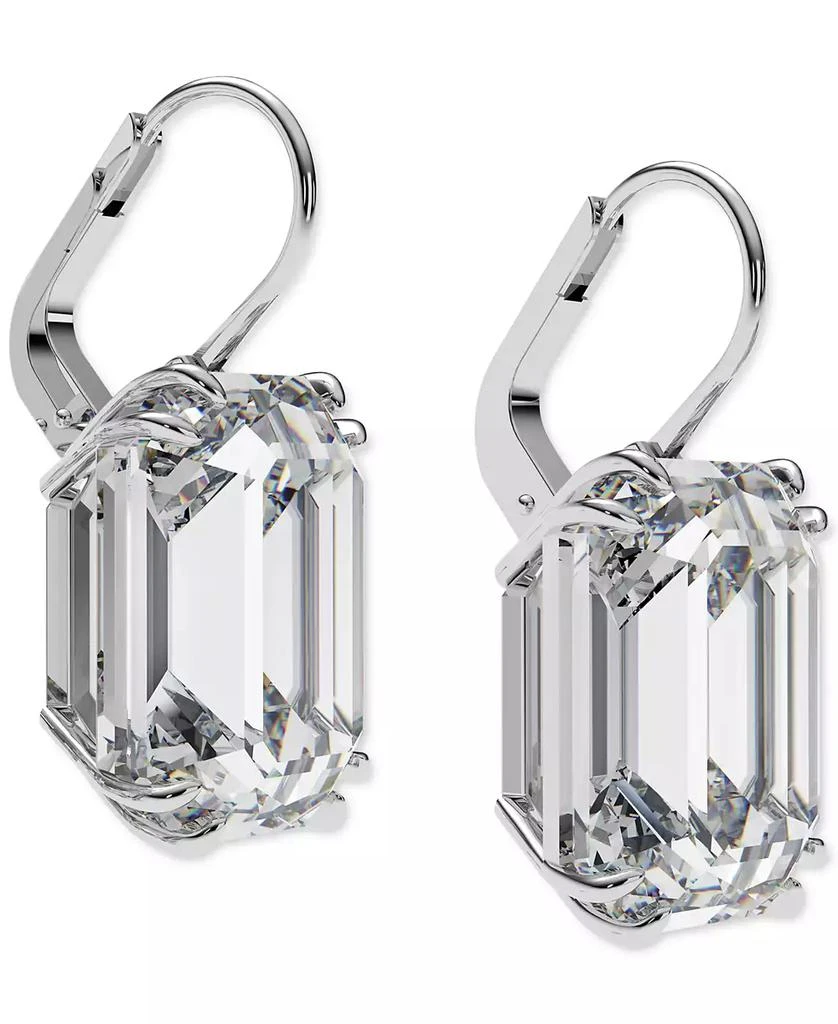 Swarovski Octagon Crystal Drop Earrings 3