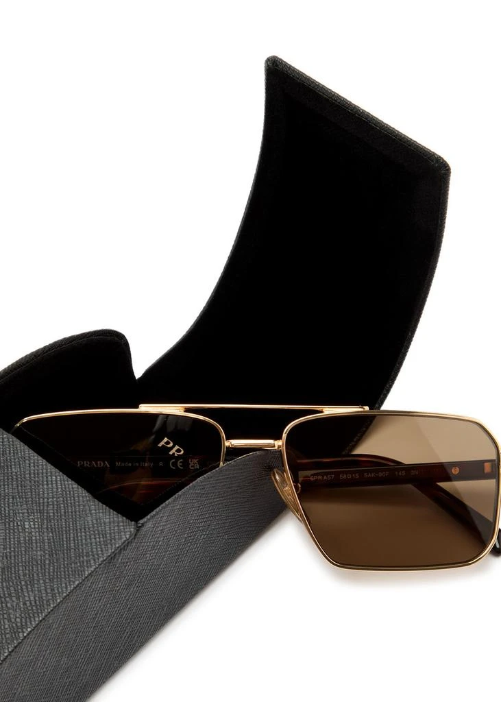 Prada Narrow aviator-style sunglasses 4