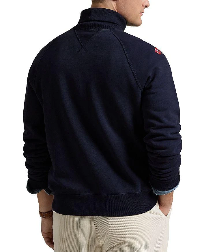 Ralph Lauren Embroidered Fleece Turtleneck Sweatshirt 7