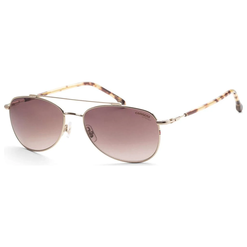 Carrera Carrera Unisex Rose Gold Aviator Sunglasses 1