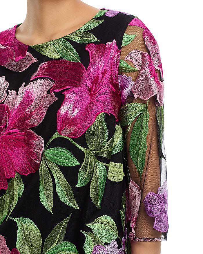 Caroline Rose Gianna Floral Print Shift Dress