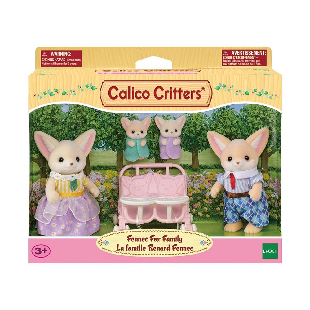 Calico Critters Fennec Fox Family, Set of 4 Collectable Doll Figures