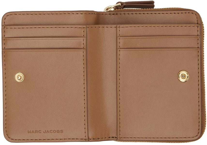 Marc Jacobs Brown 'The Leather Mini Compact' Wallet 3