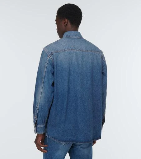 Valentino VLogo Signature denim shirt 4
