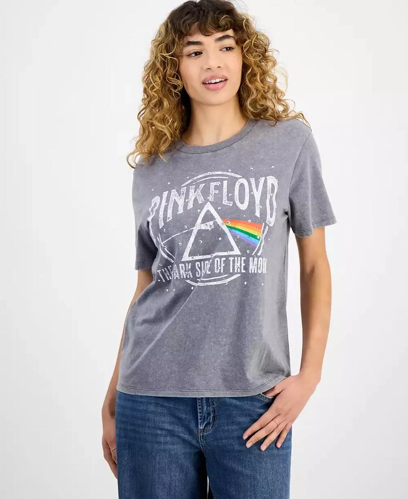 Love Tribe Juniors' Pink Floyd Graphic-Print Tee 1