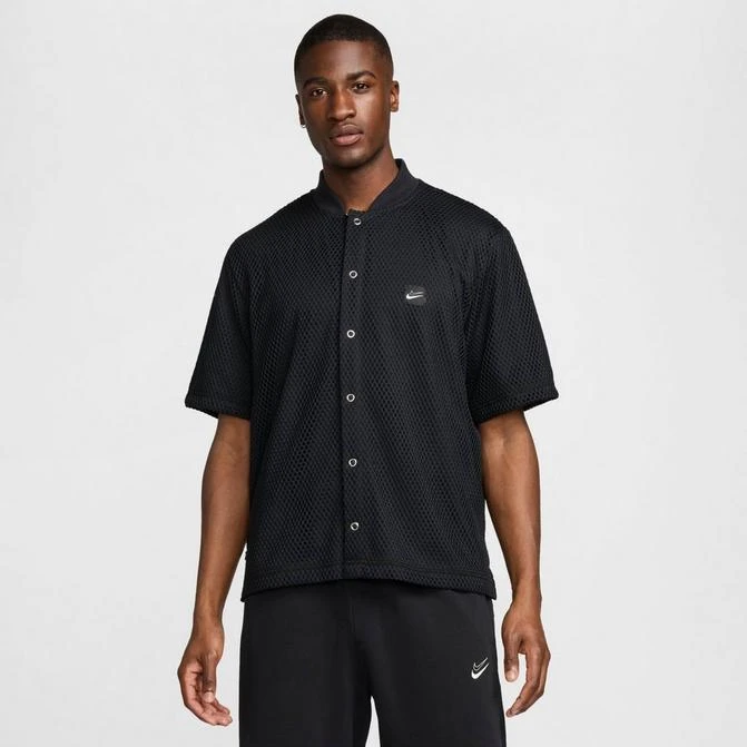NIKE Men's Nike KD Dri-FIT Short-Sleeve Button-Down Shirt 1