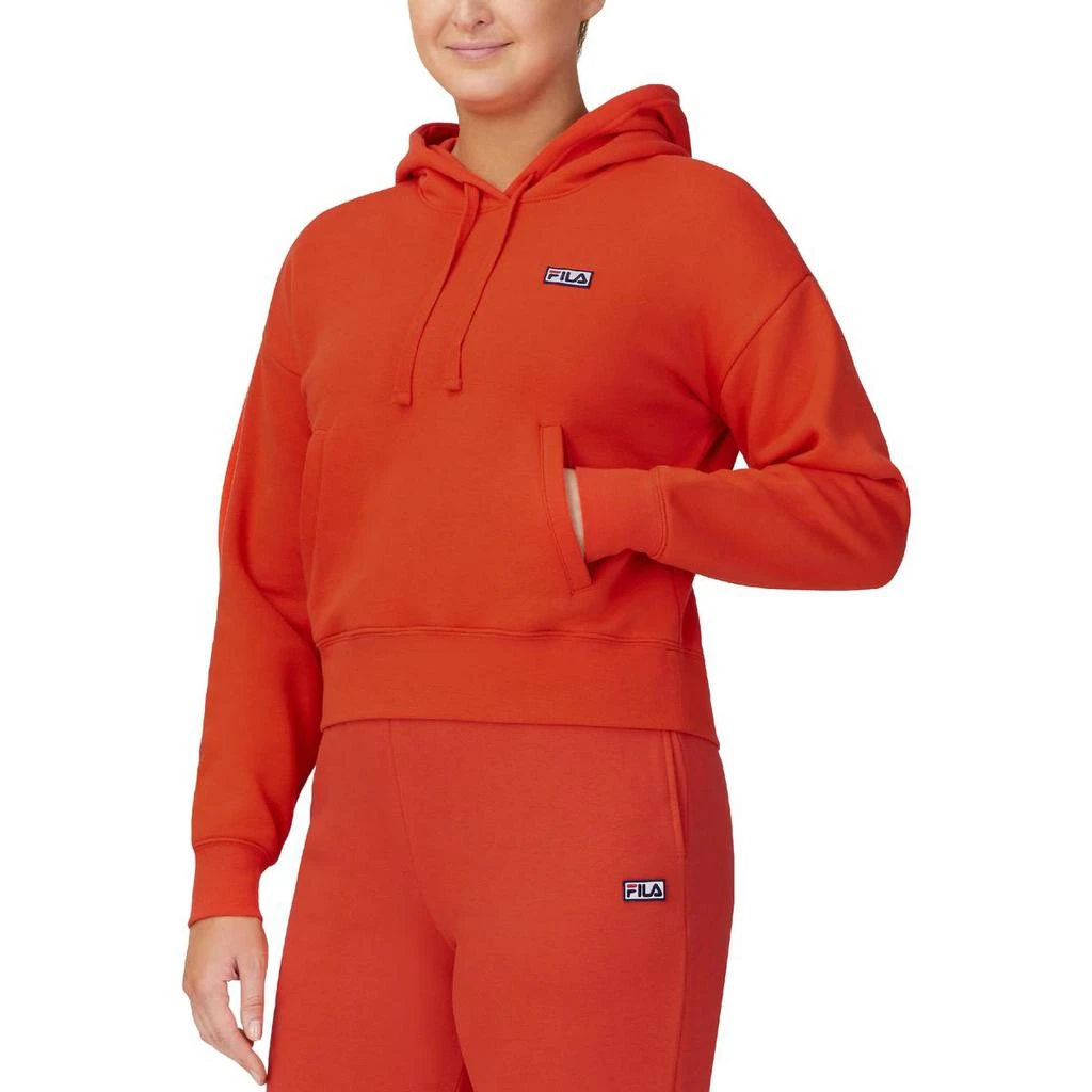 Fila Fila Marina Women's Cropped Fleece Drawstring Pullover Hoodie 6