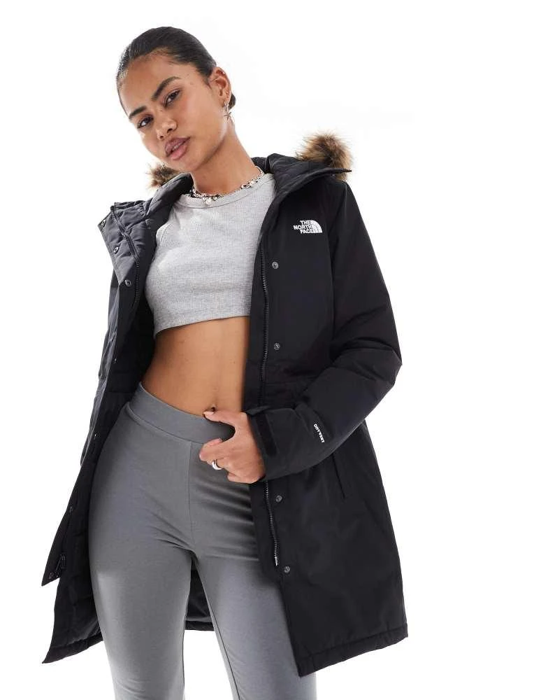 The North Face The North Face Zaneck faux fur hooded insulated 