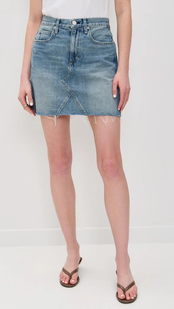 AMO Alexis Skirt with Raw Cut Hem 6