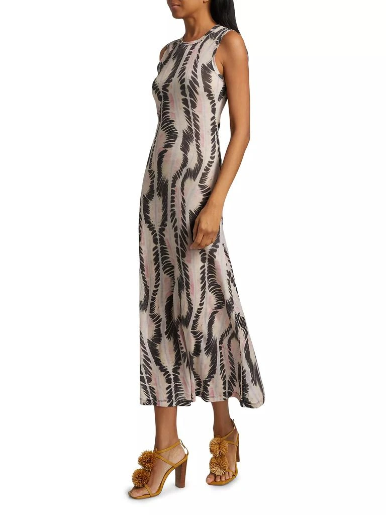 Ulla Johnson Orla Abstract Striped Tank Midi-Dress 4