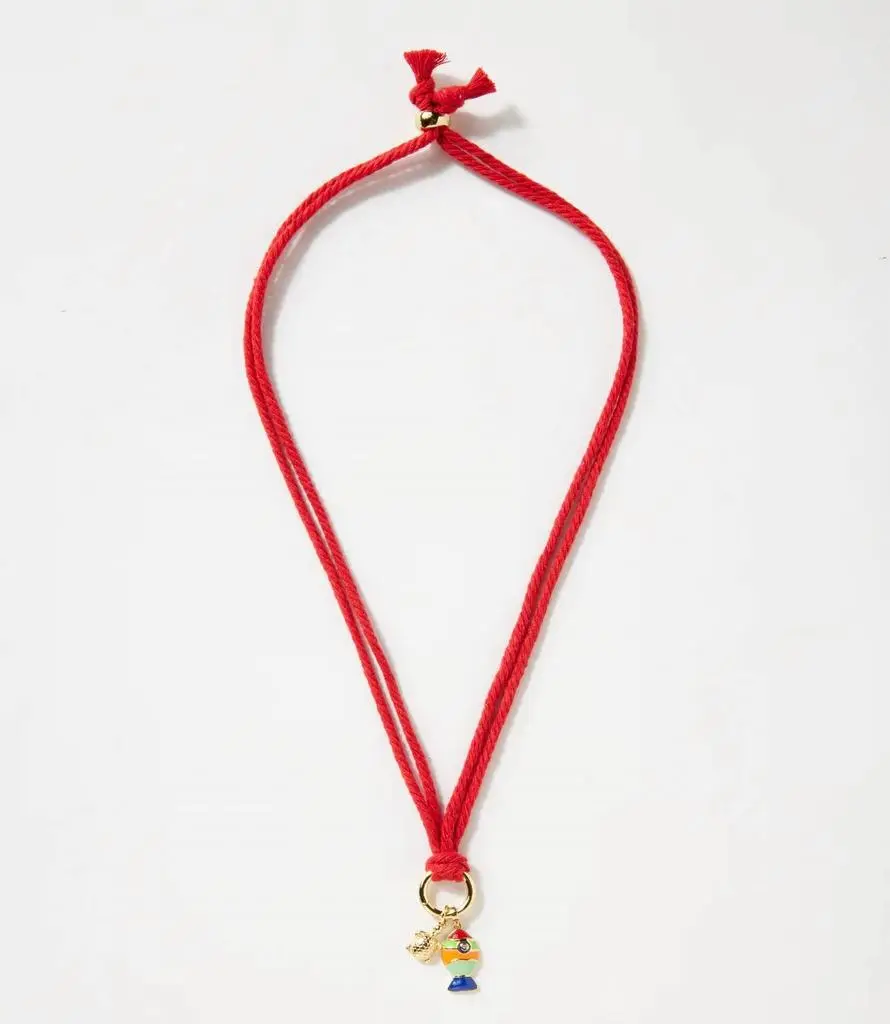 Sylvia Benson Sylvia Benson - Charm Cord Necklace