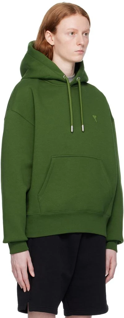 AMI Green Ami de Coeur Hoodie 2
