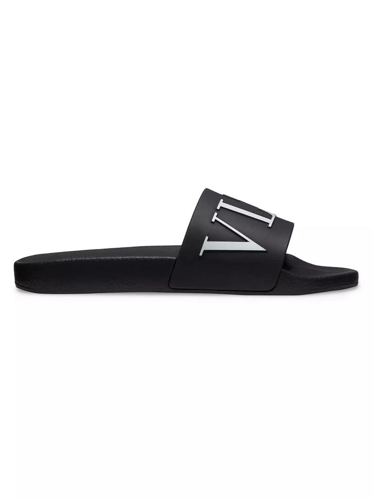 Valentino VLTN Rubber Slider Sandals 1