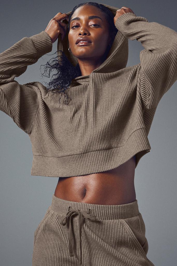 Alo Yoga Muse Hoodie - Olive Tree Heather