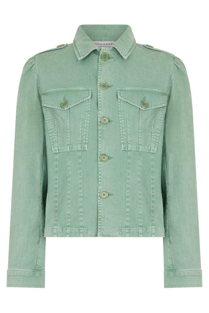 PHILOSOPHY di LORENZO SERAFINI Philosophy Di Lorenzo Serafini Long Sleeved Denim Jacket