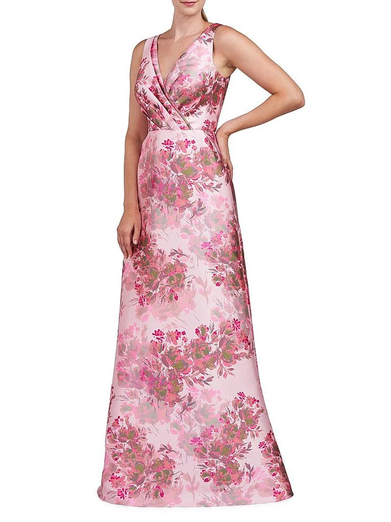 Kay Unger Opal Rose Mikado Gown 4