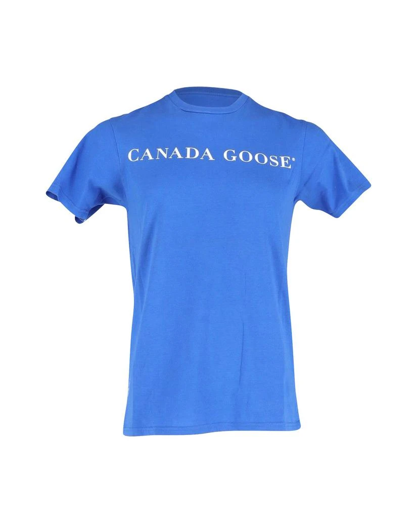 Canada Goose Polar Bear T-Shirt in Blue Cotton 1