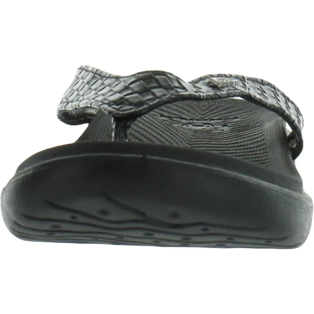KuaiLu Womens Open Toe Slip On Thong Sandals 2