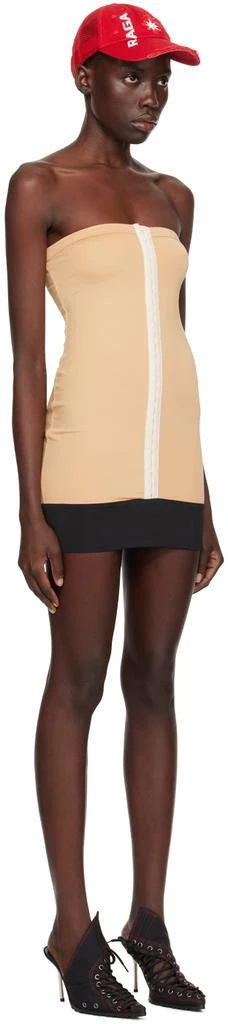 Raga Malak Beige & Black Daria Minidress 2