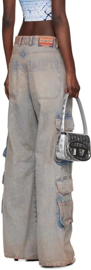 Diesel Blue 1996 D-Sire 0kiai Denim Cargo Pants 3