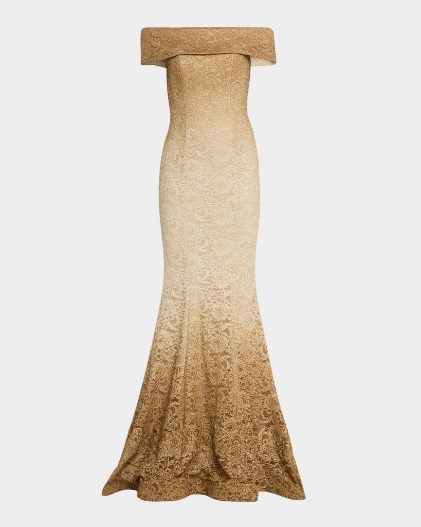 Off-Shoulder Ombre Shimmer Lace Mermaid Gown  On Sale Now with Up to 61%  Off | Discover Exclusive Deals & Savings at BeyondStyle  Authentic Jovani  gowns|women's clothing|dresses|Women|women with Limited-Time Discounts, Free