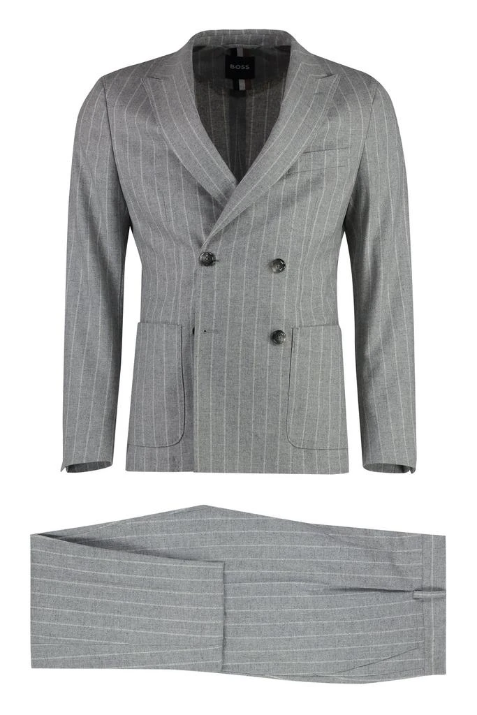 Hugo Boss Boss Hugo Boss Double Breasted Striped Two-Piece Suit 1