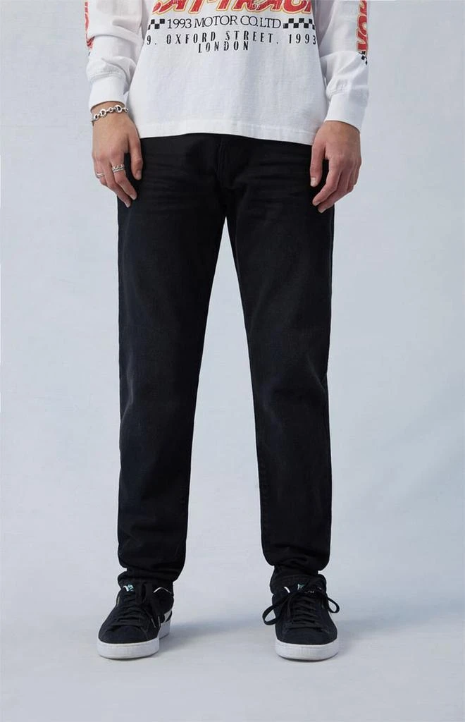 PacSun Comfort Stretch Black Athletic Slim Jeans 1