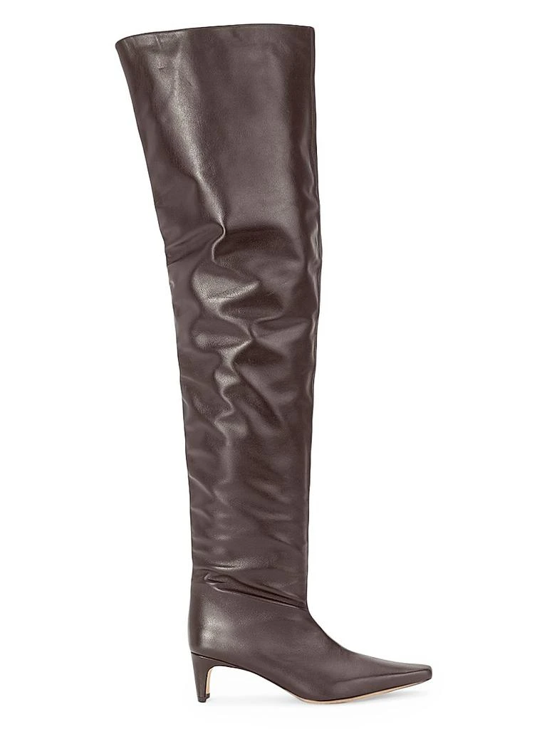 Staud Wally 55MM Leather Over-The-Knee Boots 1