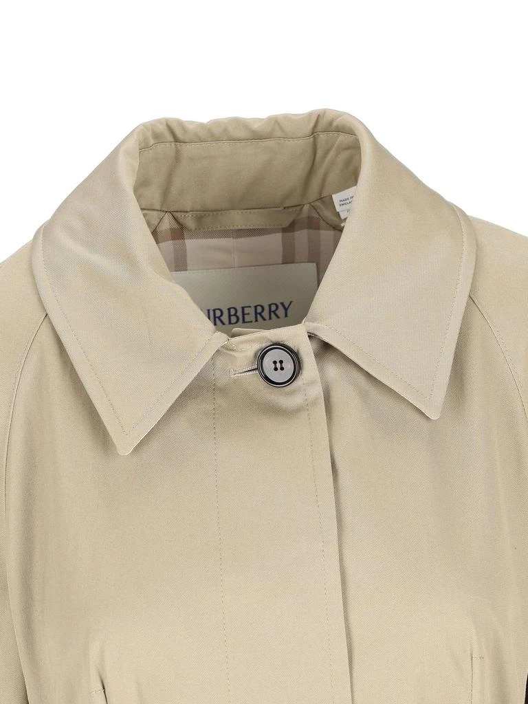 Burberry Burberry Long Gabardine Ellingham Fit Flare Car Coat 3