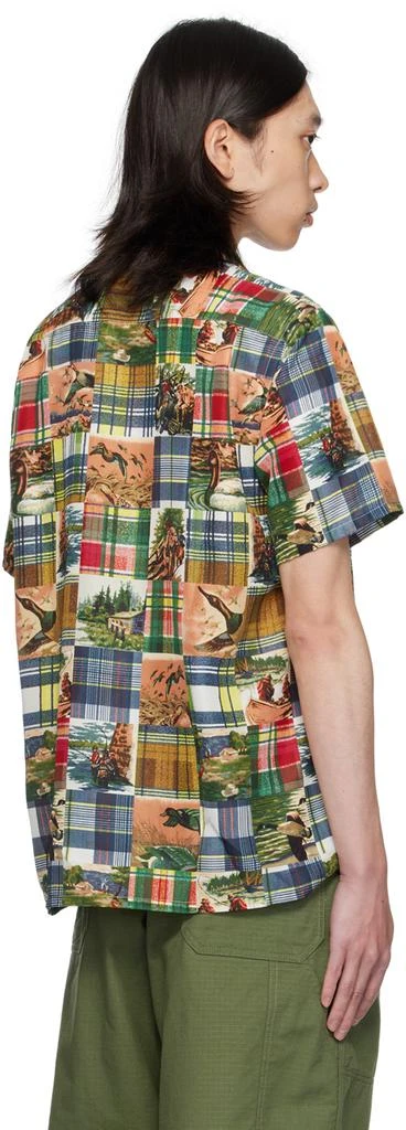 BEAMS PLUS Multicolor Patchwork Print Shirt 3
