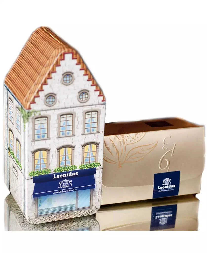 Leonidas Chocolate Belgian Tin House, 1 lbs