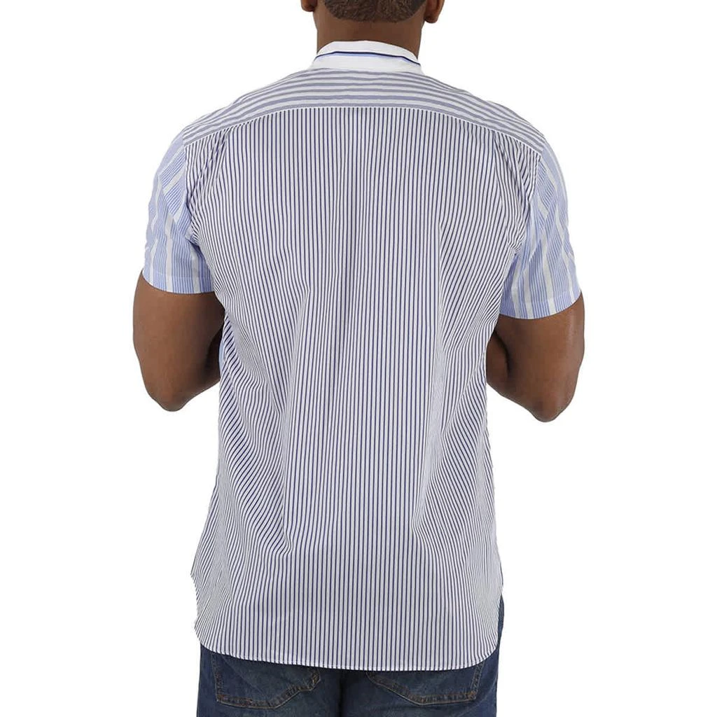 Comme des Garcons Comme Des Garcons Men's Multicolor Short Sleeve Mixed Stripe Shirt, Size Small 3