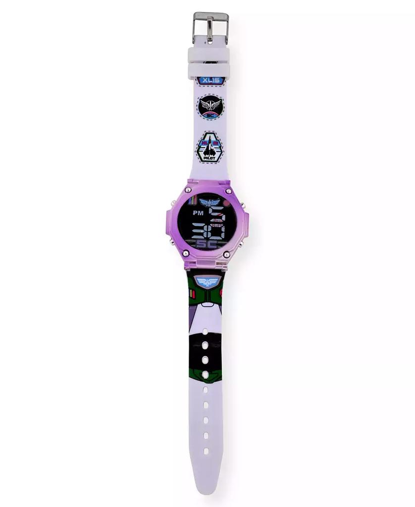Accutime Unisex White Silicone Strap LED Touchscreen Watch
