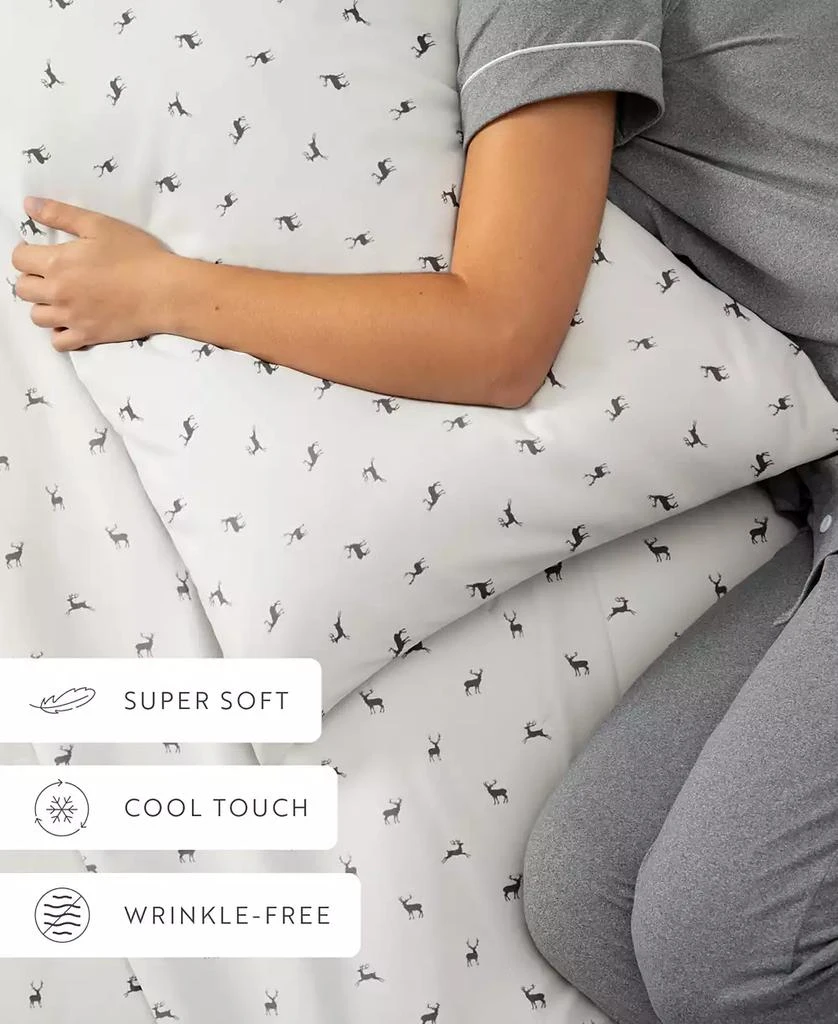 IENJOY HOME Holiday Pattern 3-Pc. Sheet Set 4