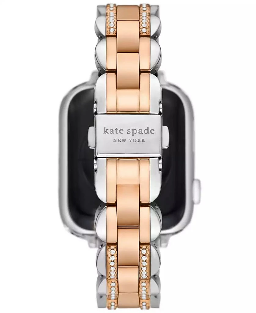 Kate Spade Women's two-tone stainless steel band for apple watch, 38,40,41,42,44,45,49mm 6