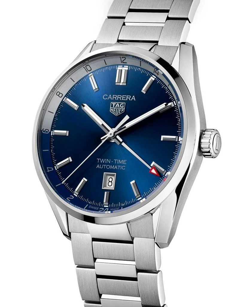 TAG Heuer Carrera Calibre 7 Twin Time Watch, 41mm 2