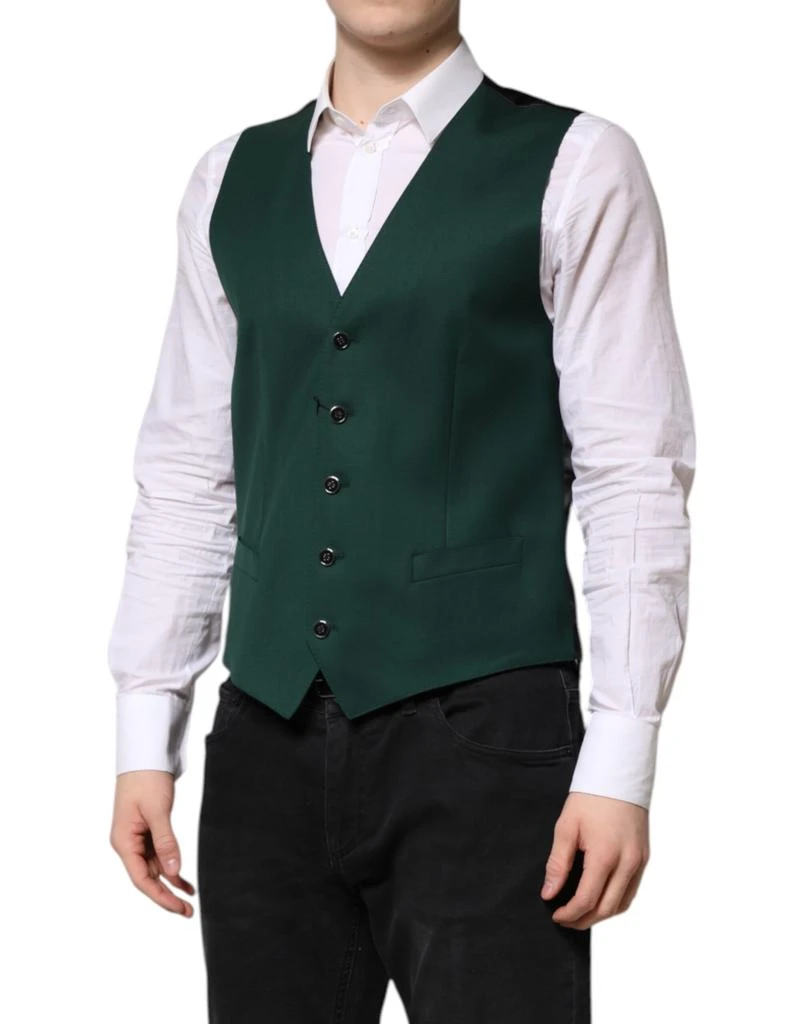 Dolce 
Gabbana Wool Dress Formal Men Waistcoat Men
s Vest 2