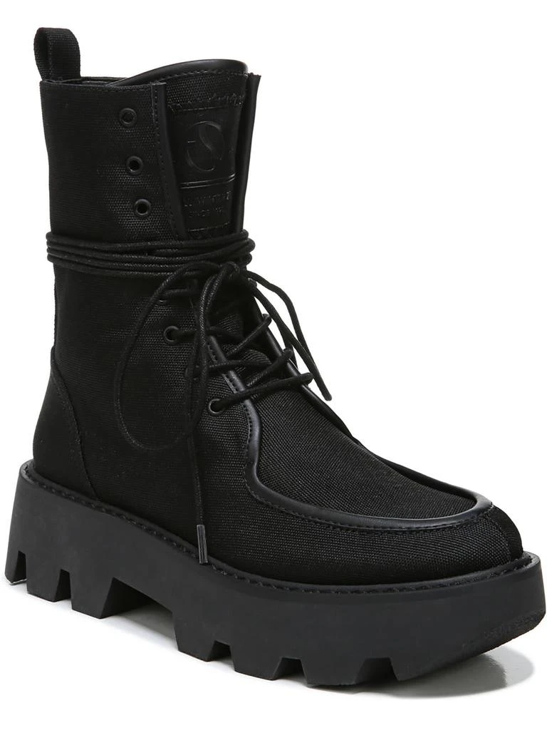 Franco Sarto Margey 2 Womens Padded Insole Lug Sole Mid-Calf Boots 5